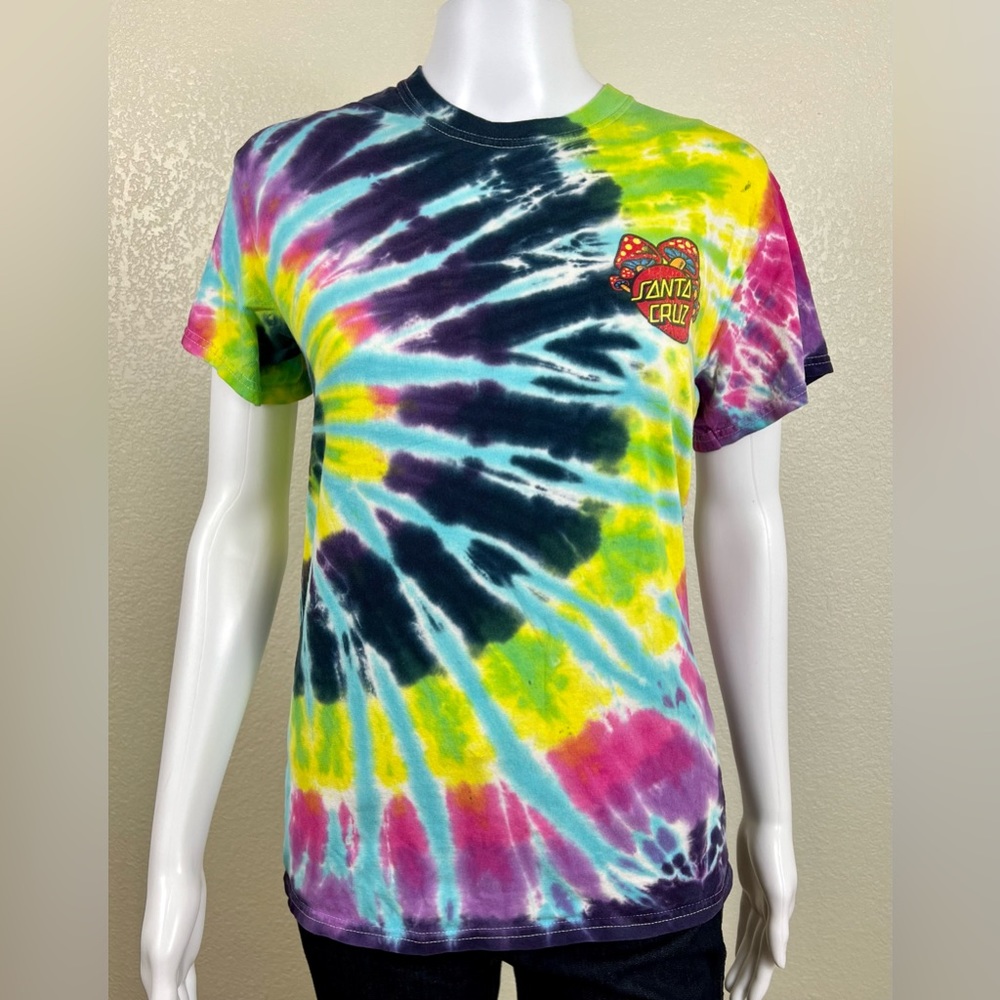 Santa Cruz Skateboards Tie Dye T-Shirt Sz. Small